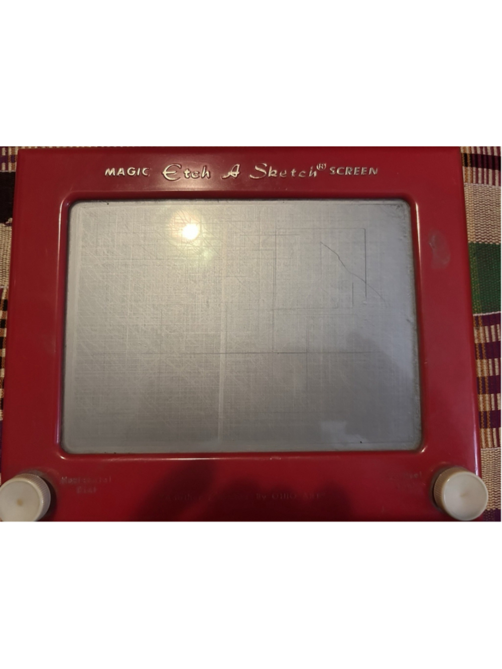 Etch A Sketch Vintage from 1960's Made by The Ohio Art Co. in Bryan Ohio